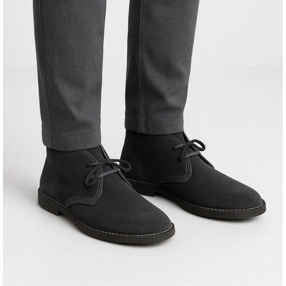 John Varvatos Star USA Gray Suede Portland Chukka Boot Mens Size 11M - Picture 1 of 9